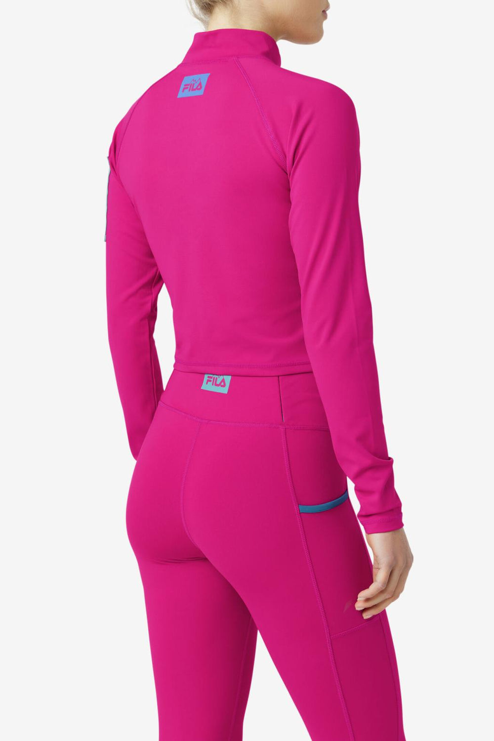 FILA Teaganne Performance Half Zip 593 FESTIVAL FUCHSIA | Women Tops &amp; T-Shirts