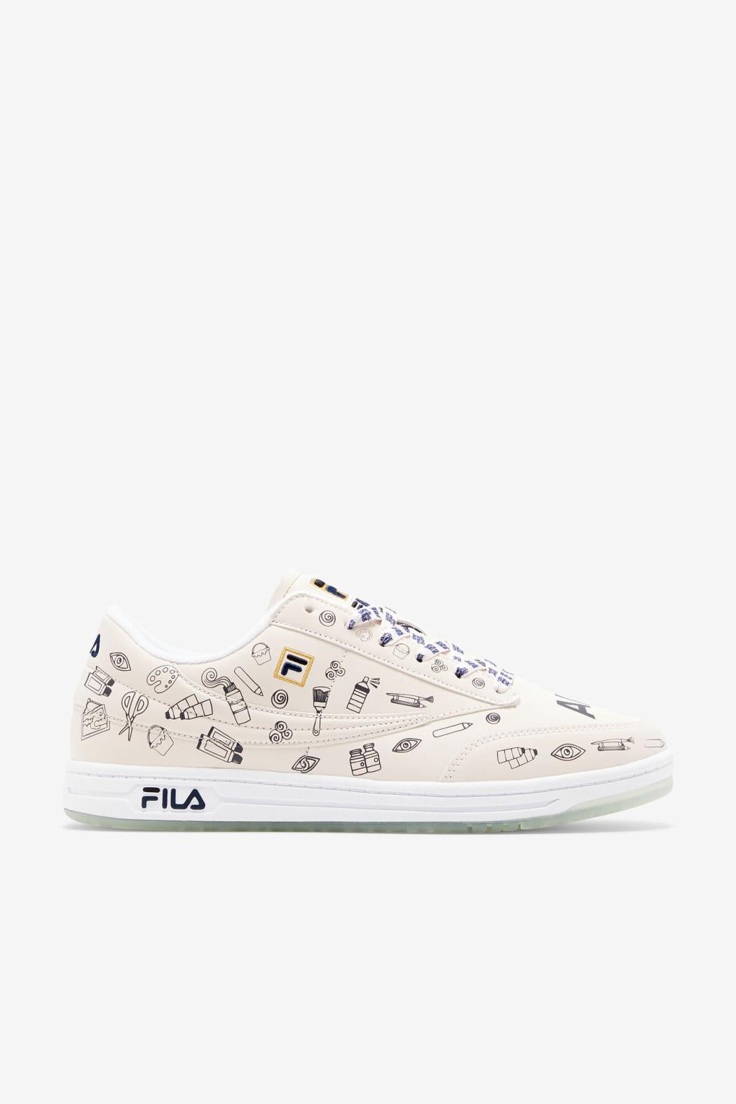 FILA Tennis 88 X The Museum 027 JET STREAM / DARK GREY / BLACK | Men Sneakers &amp; Lifestyle