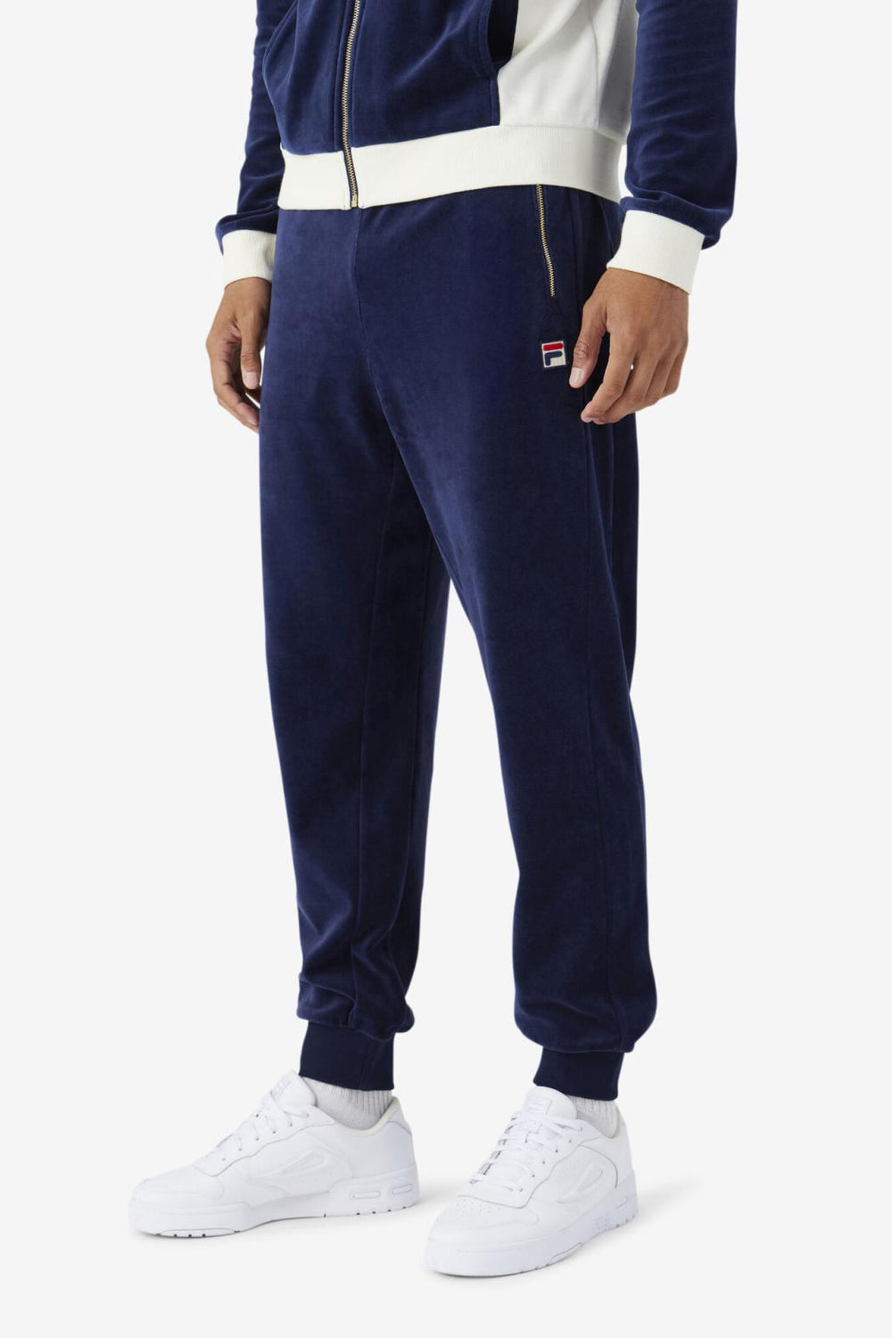 FILA Terence Velour Pant 410 FILA NAVY | Men Sweatsuits &amp; Tracksuits