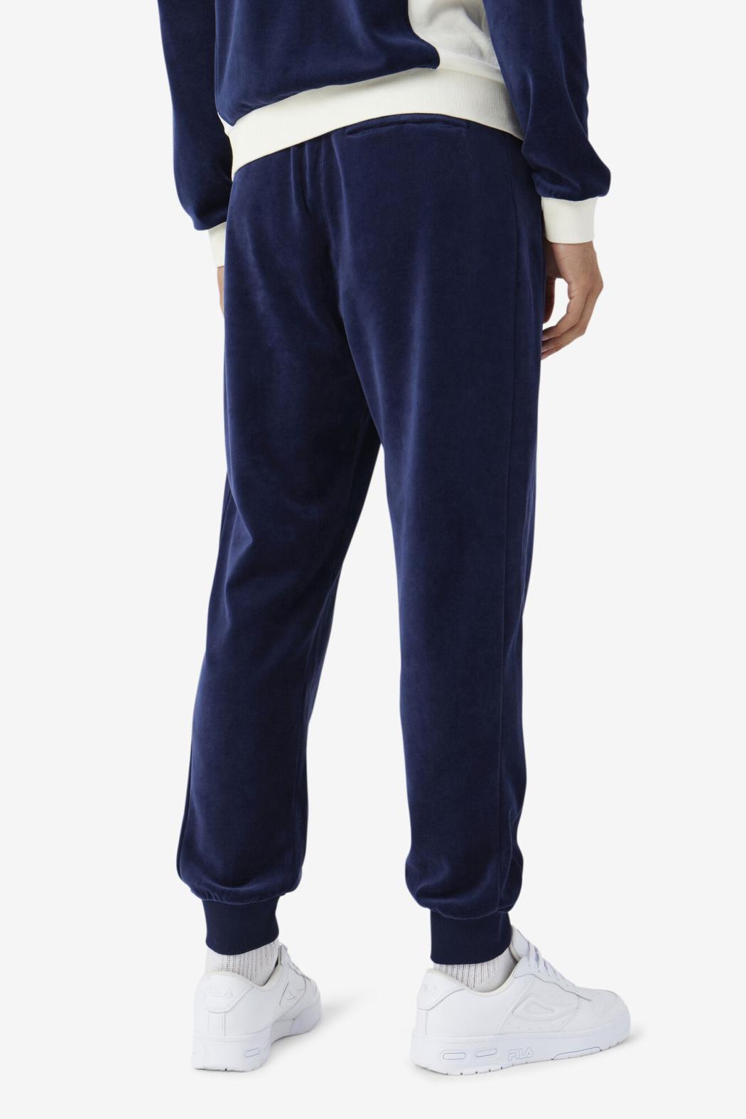 FILA Terence Velour Pant 410 FILA NAVY | Men Sweatsuits &amp; Tracksuits