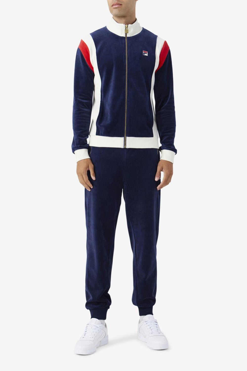 FILA Terence Velour Pant 410 FILA NAVY | Men Sweatsuits &amp; Tracksuits