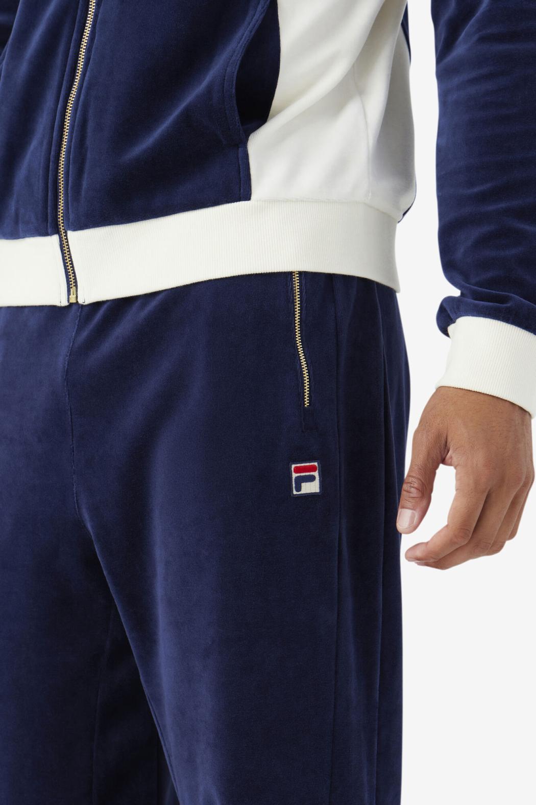 FILA Terence Velour Pant 410 FILA NAVY | Men Sweatsuits &amp; Tracksuits