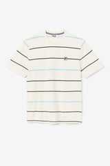 FILA Thiago Crew 806 EGRET / DARK TEAL / BROWN STONE | Men Tops