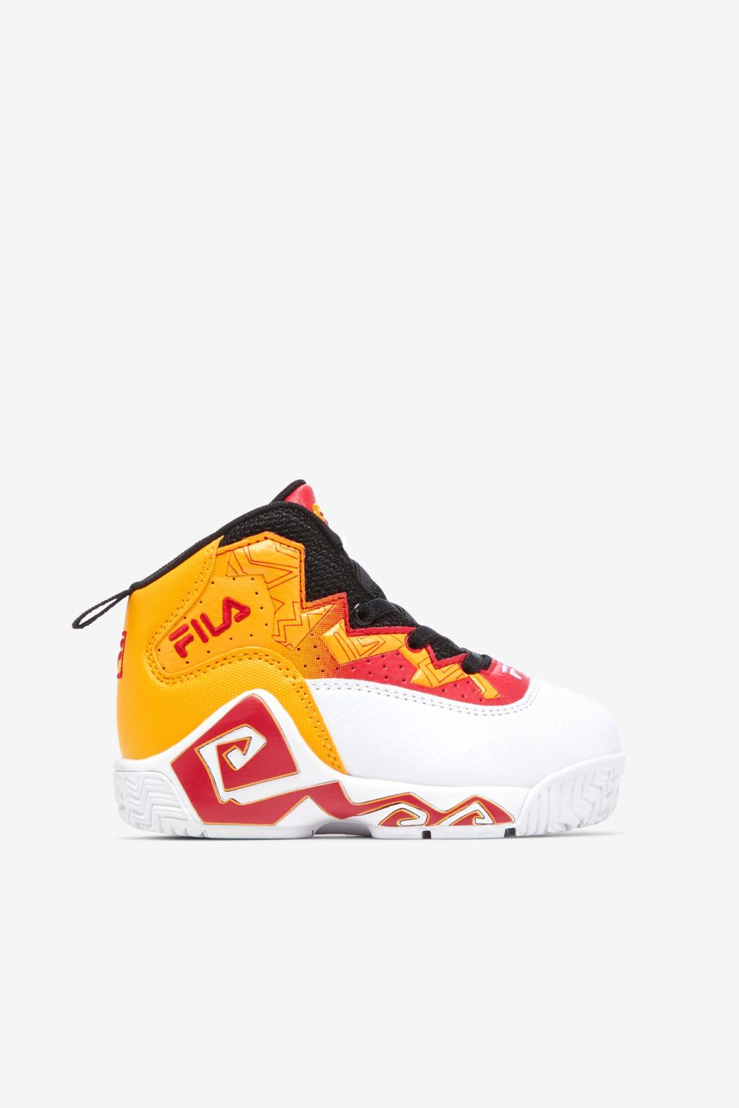 FILA Toddler's MB 123 WHITE / GOLD FUSION / FILA RED | Kids Babies &amp; Toddlers (1-10)
