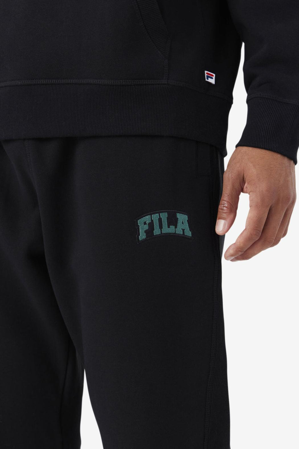 FILA Trent Jogger 001 BLACK / BLUE SPRUCE | Men Pants &amp; Shorts