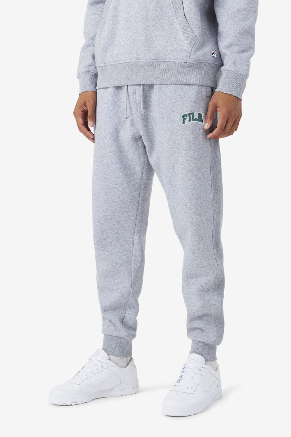 FILA Trent Jogger 064 LIGHT GREY MARL / BLUE SPRUCE | Men Pants &amp; Shorts