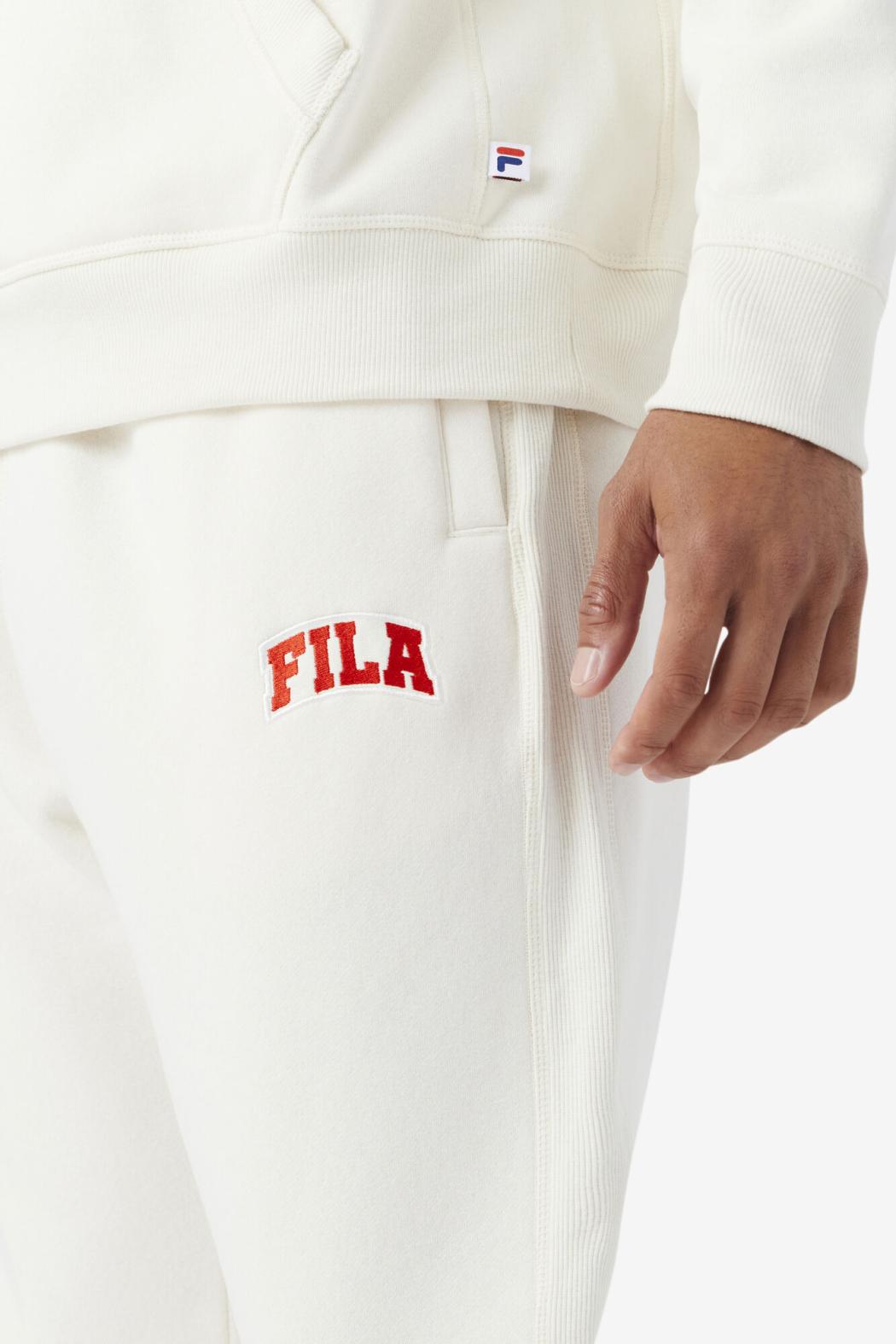 FILA Trent Jogger 132 GARDENIA / FIERY RED | Men Pants &amp; Shorts