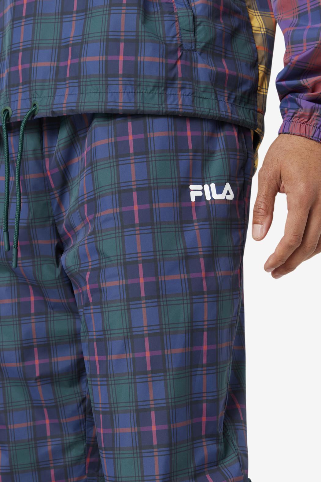 FILA Tyah Windpant 990 JUNE BUG / PEACOAT / RHUBARB | Men Pants &amp; Shorts