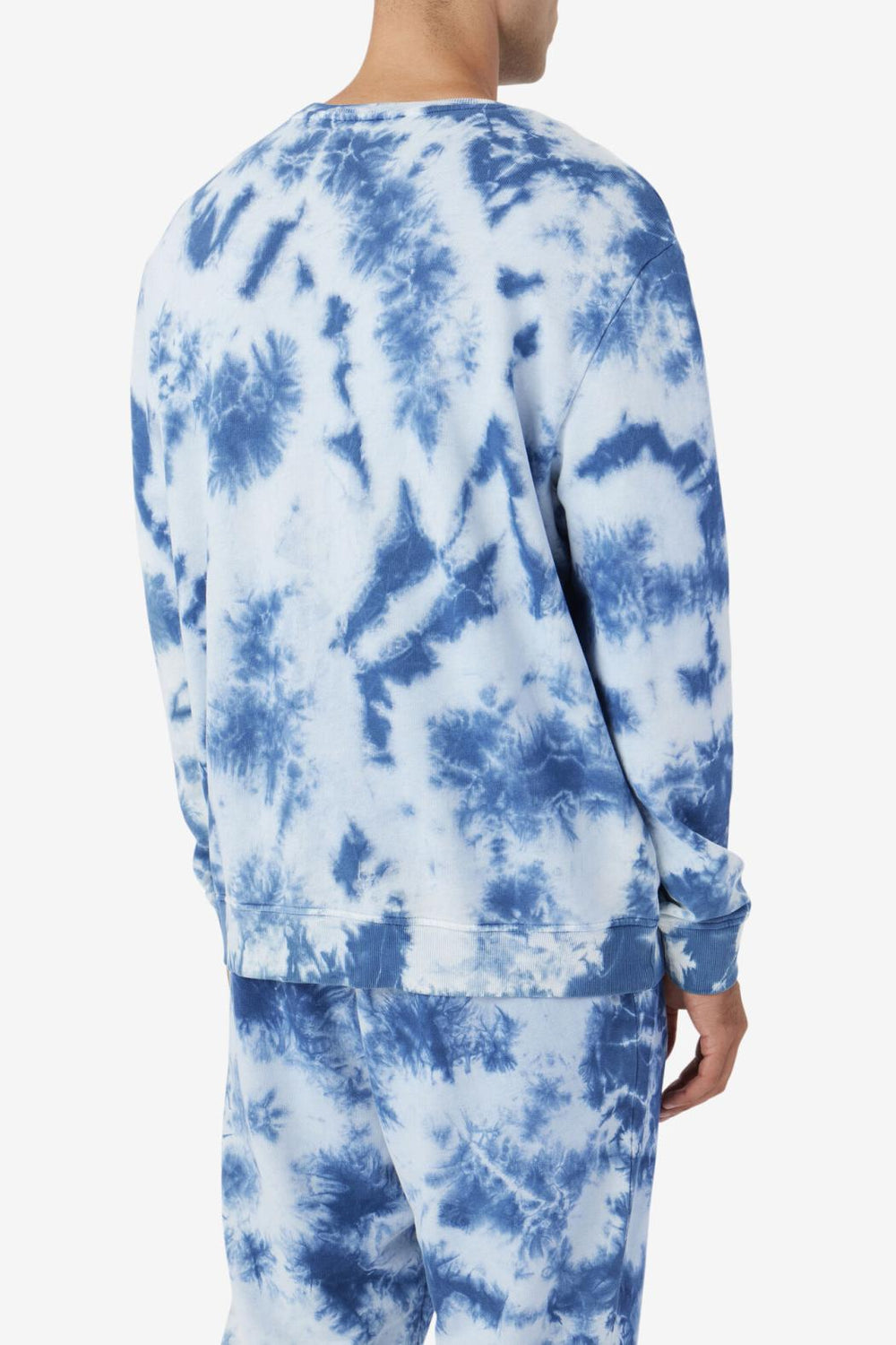 FILA Uplee Crew 436 MAJOLICA BLUE / PUMICE STONE | Women Sweatshirts &amp; Hoodies