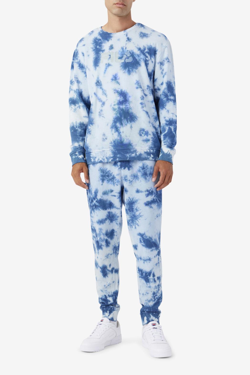 FILA Uplee Crew 436 MAJOLICA BLUE / PUMICE STONE | Women Sweatshirts &amp; Hoodies