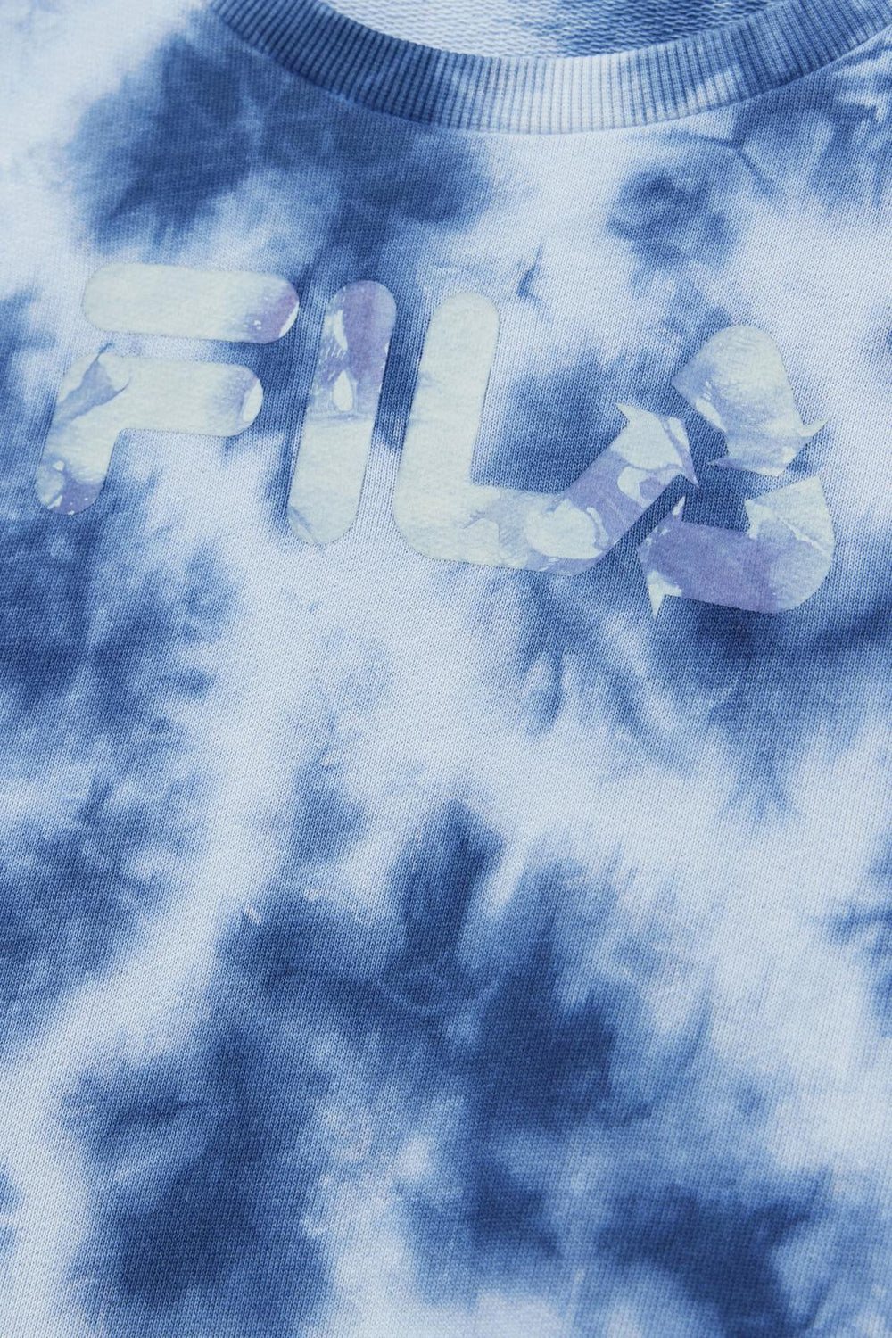 FILA Uplee Crew 436 MAJOLICA BLUE / PUMICE STONE | Women Sweatshirts &amp; Hoodies