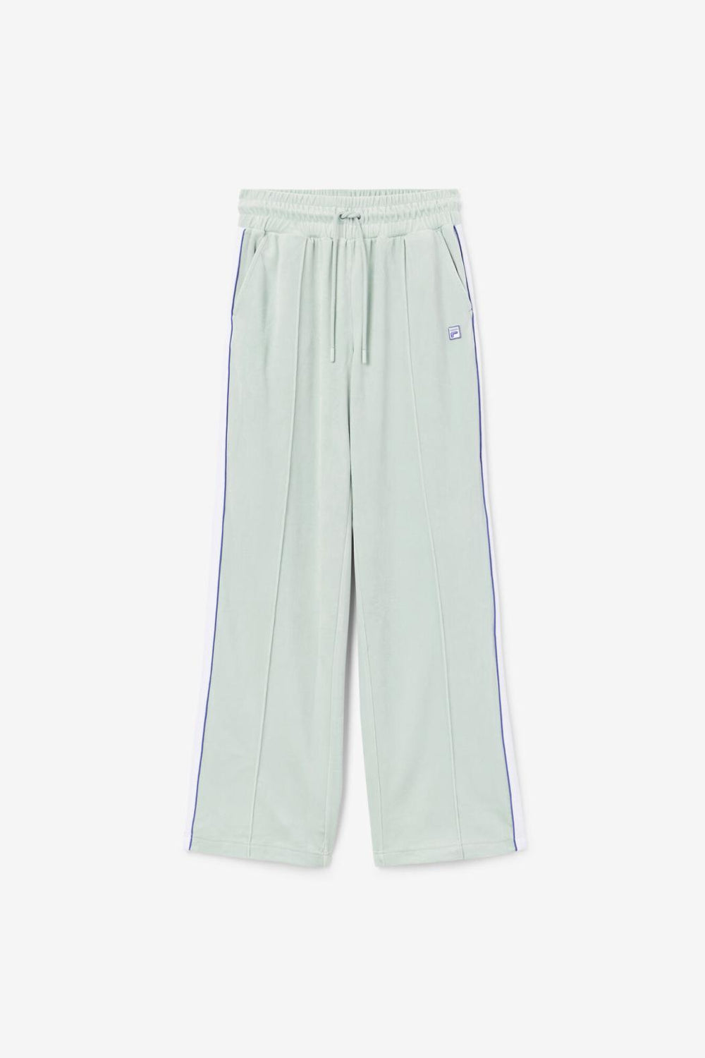 FILA Valery Velour Pant 362 ETHER / WHITE / ORIENT BLUE | Women Shorts &amp; Pants