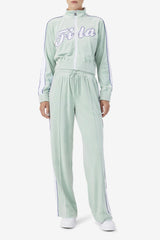 FILA Valery Velour Pant 362 ETHER / WHITE / ORIENT BLUE | Women Shorts &amp; Pants