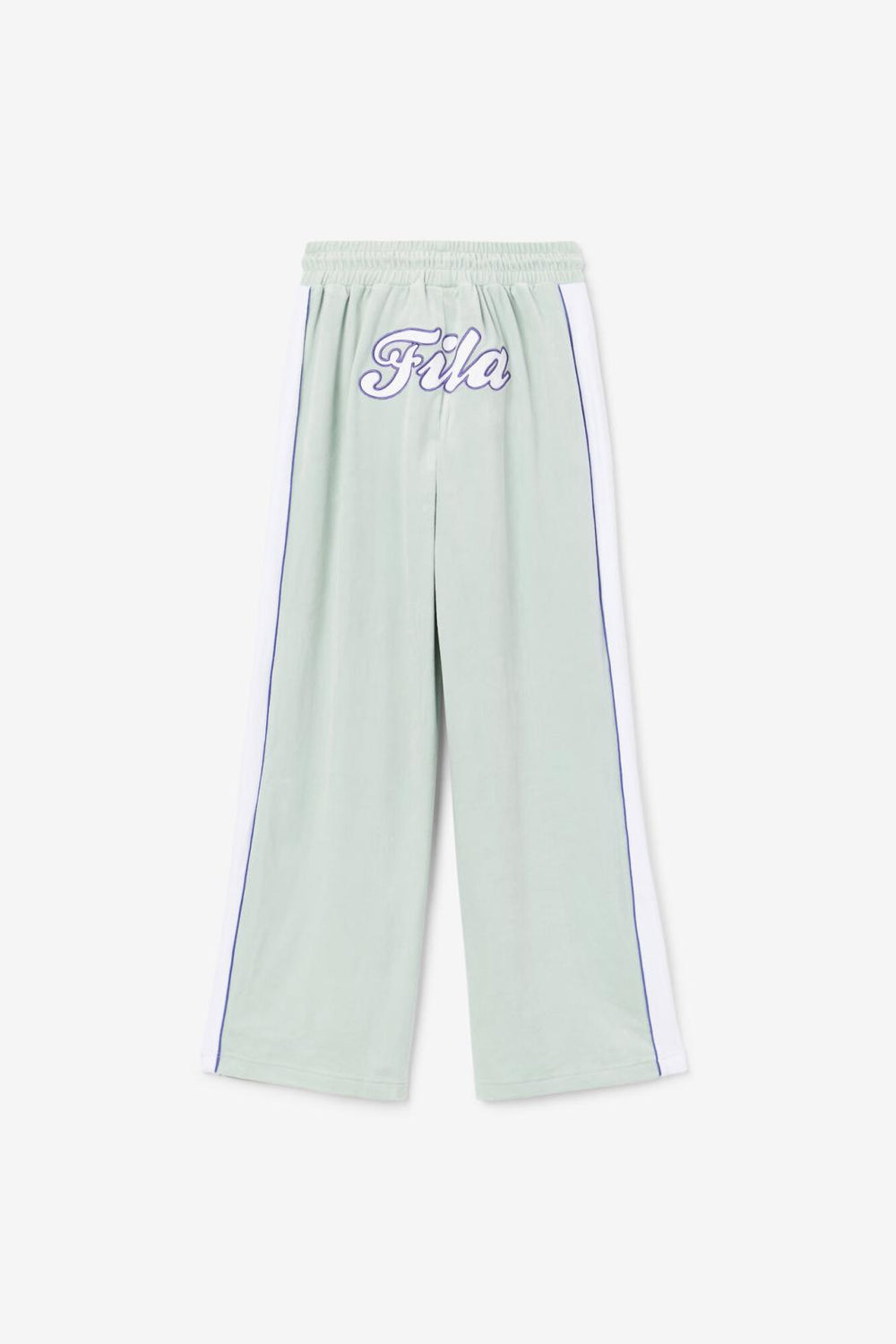 FILA Valery Velour Pant 362 ETHER / WHITE / ORIENT BLUE | Women Shorts &amp; Pants