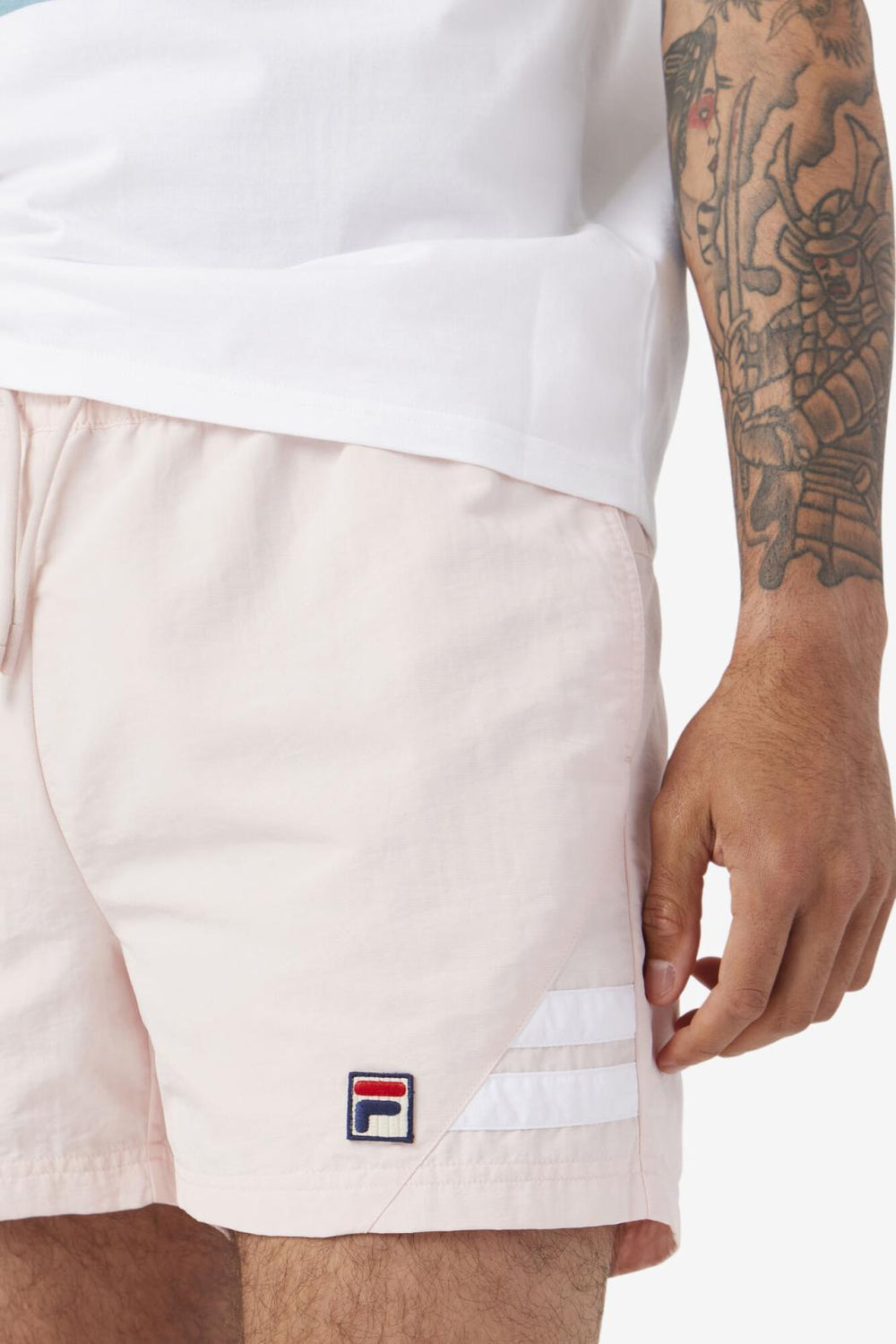 FILA Vantage Swim Short 500 PINK DOGWOOD / WHITE | Men Pants &amp; Shorts