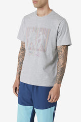 FILA Visuri Tee 027 VARSITY HEATHER GREY | Men Tops