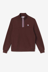 FILA Weston Half Zip 206 BROWN STONE | Men Sweatshirts &amp; Hoodies