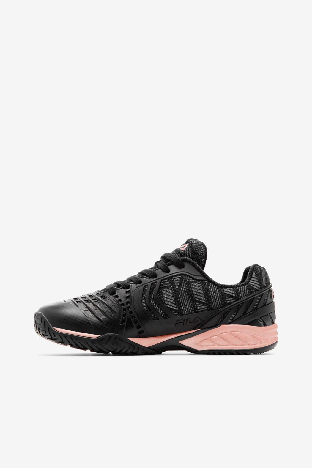 FILA Women's Axilus 2.5 Energized 011 BLACK / CASTLEROCK / ROSE GOLD | Women Tennis