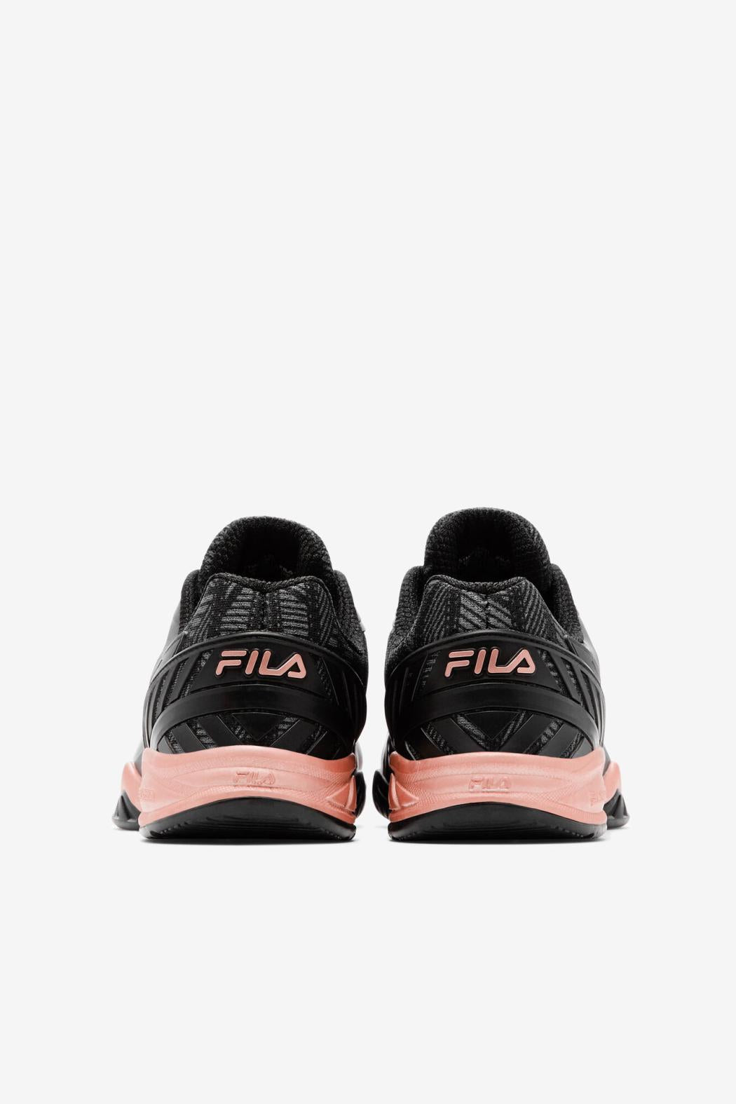 FILA Women's Axilus 2.5 Energized 011 BLACK / CASTLEROCK / ROSE GOLD | Women Tennis