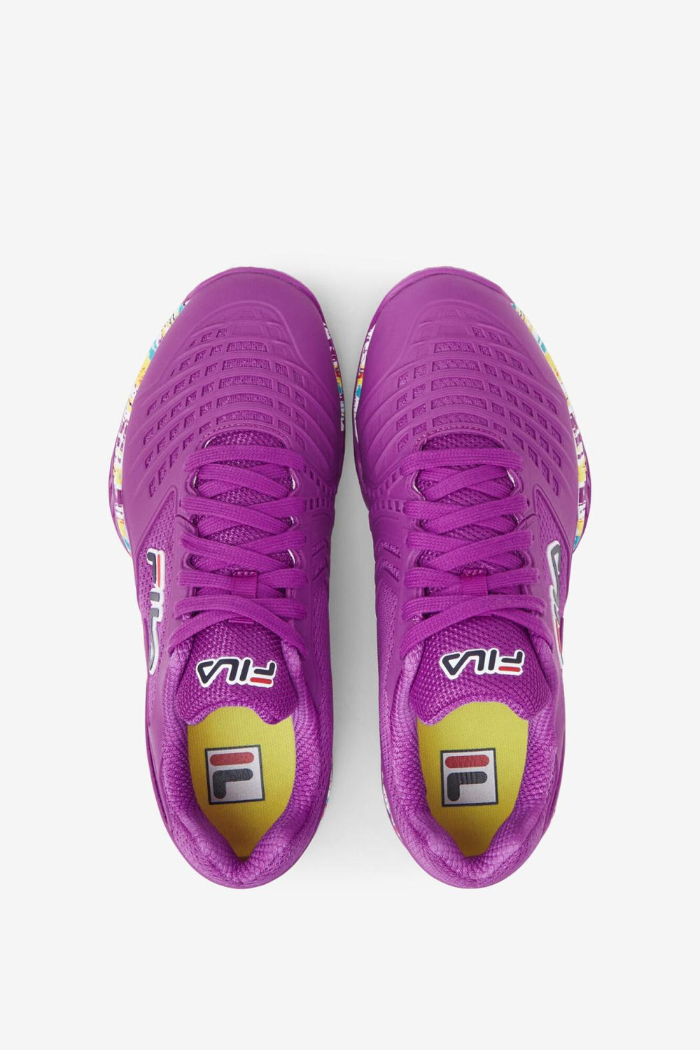 FILA Women's Axilus 2 Energized 525 PURPLE CACTUS FLOWER / WHITE / LIMELIGHT | Women Tennis