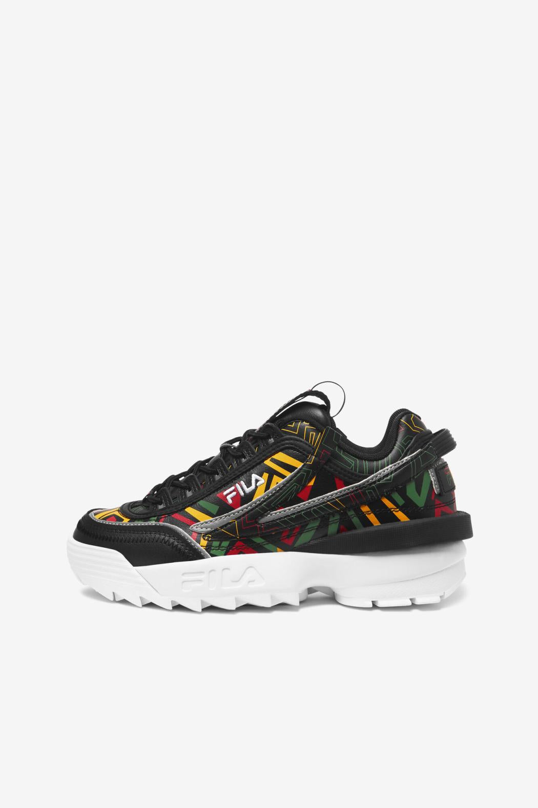 FILA Women's Disruptor 2 Exp 041 BLACK / JELLY BEAN / LEMON | Women Sneakers