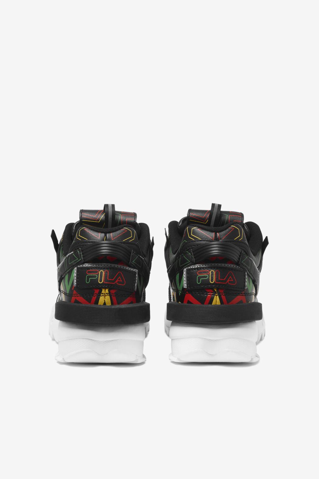 FILA Women's Disruptor 2 Exp 041 BLACK / JELLY BEAN / LEMON | Women Sneakers