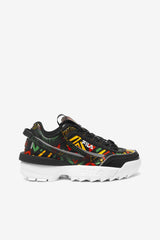 FILA Women's Disruptor 2 Exp 041 BLACK / JELLY BEAN / LEMON | Women Sneakers
