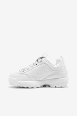 FILA Women's Disruptor 2 Premium 100 TRIPLE WHITE | Women Sneakers
