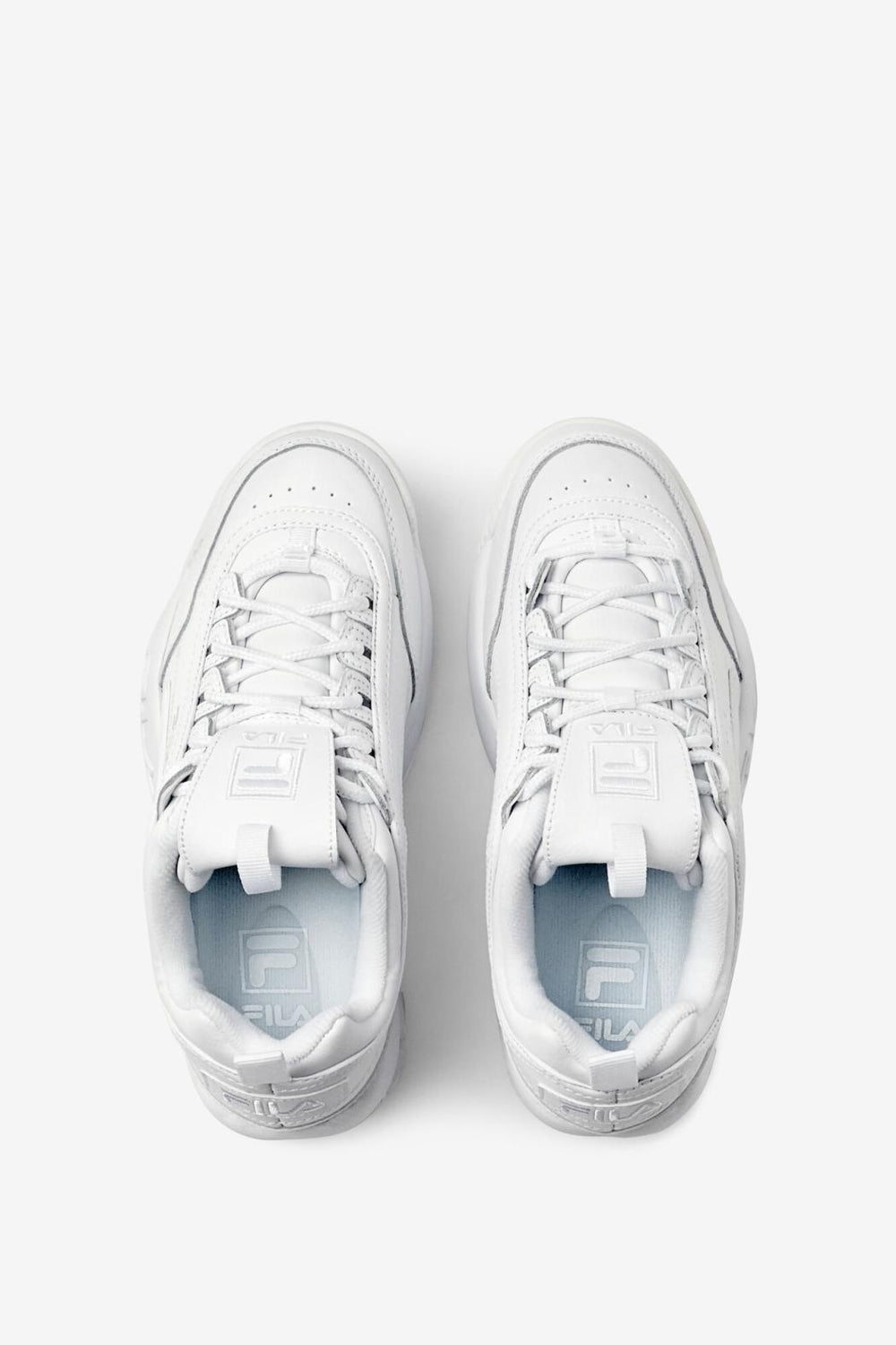 FILA Women's Disruptor 2 Premium 100 TRIPLE WHITE | Women Sneakers