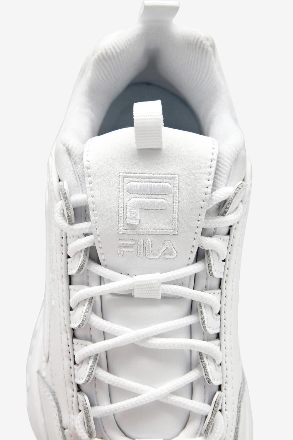 FILA Women's Disruptor 2 Premium 100 TRIPLE WHITE | Women Sneakers