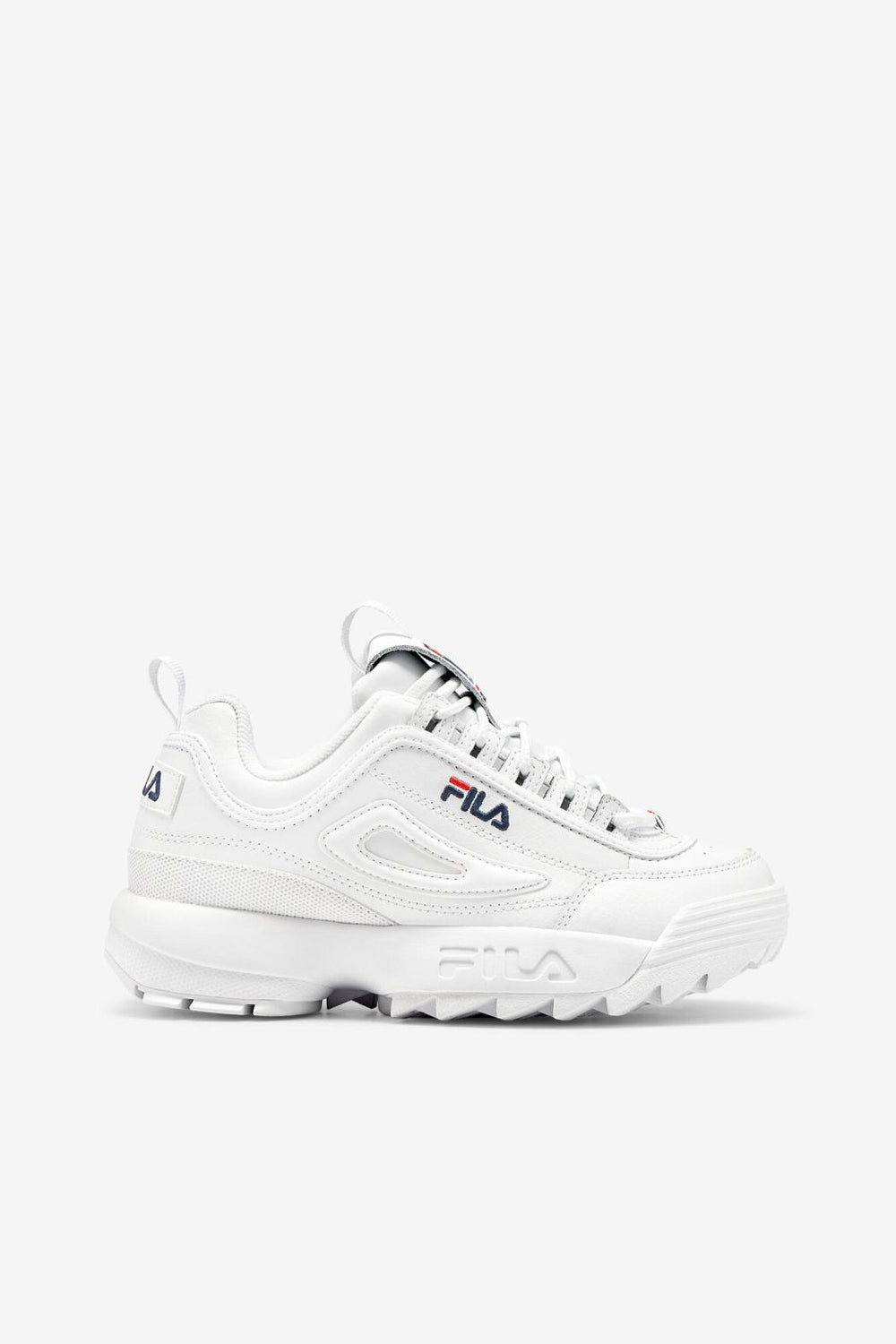 FILA Women's Disruptor 2 Premium 125 WHITE / NAVY / RED | Women Sneakers