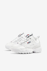 FILA Women's Disruptor 2 Premium 125 WHITE / NAVY / RED | Women Sneakers