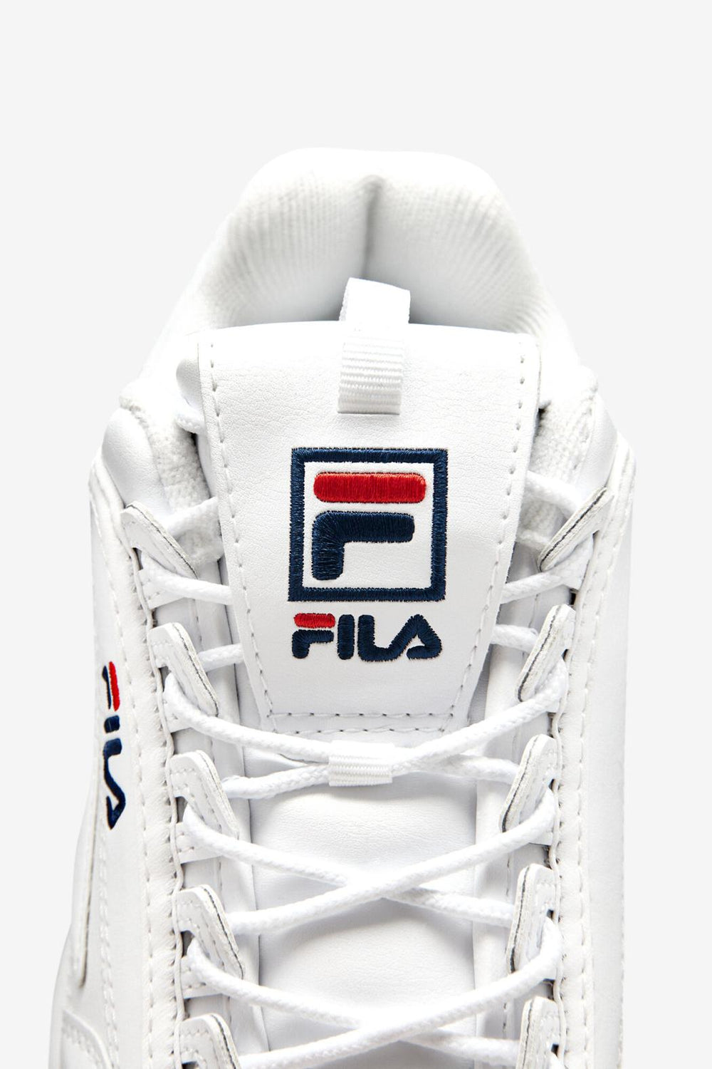 FILA Women's Disruptor 2 Premium 125 WHITE / NAVY / RED | Women Sneakers