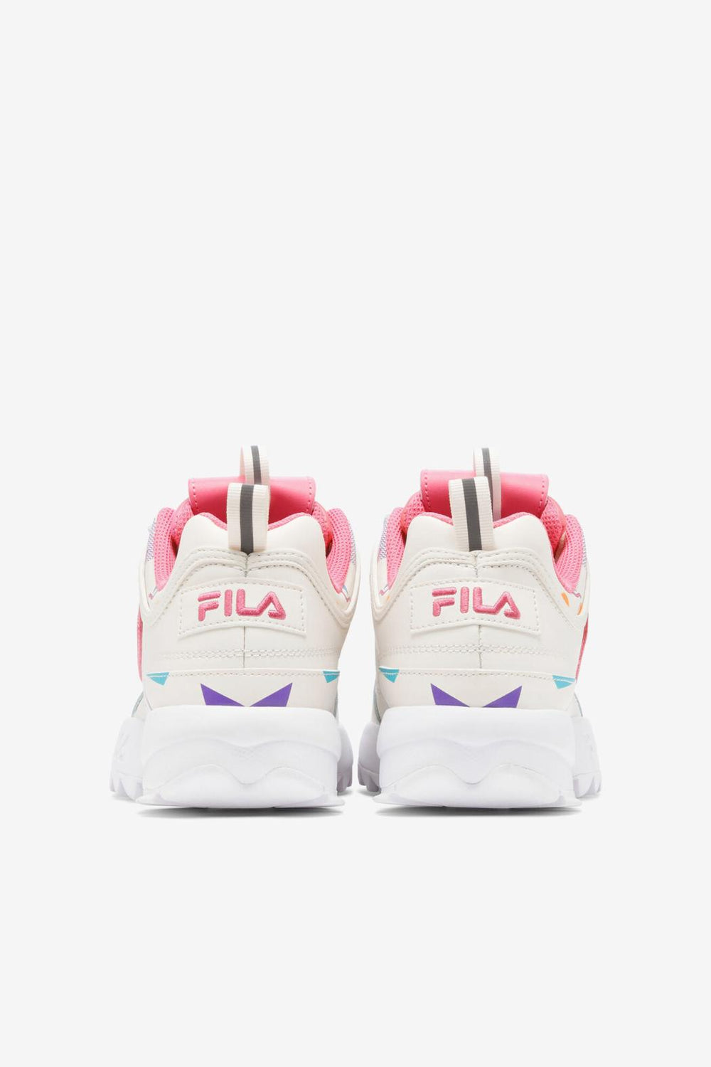 FILA Women's Disruptor 2 Premium 149 GARDENIA / SCUBA BLUE / BUBBLEGUM | Women Sneakers