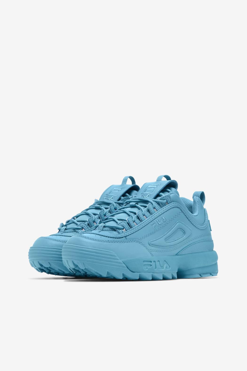 FILA Women's Disruptor 2 Premium 400 DELPHINIUM BLUE / DELPHINIUM BLUE / DELPHINIUM BLUE | Women Sneakers &amp; Lifestyle