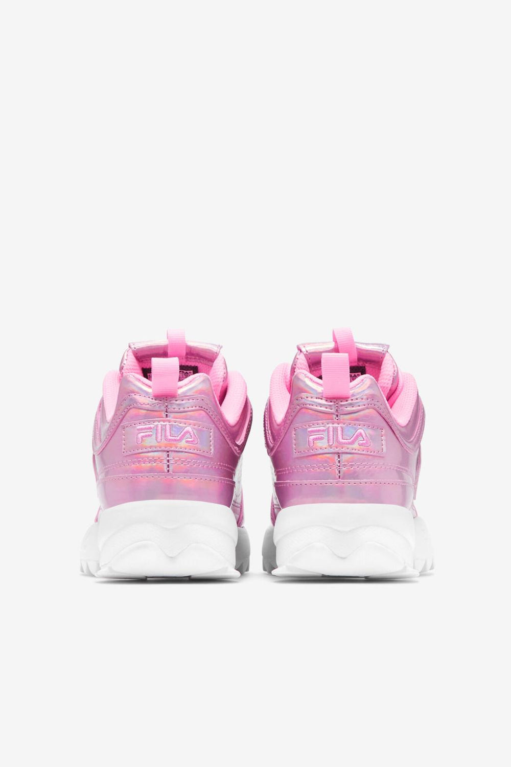 FILA Women's Disruptor 2 Premium Iridescent Snake 668 COTTON CANDY / WHITE / COTTON CANDY | Women Disruptor 2