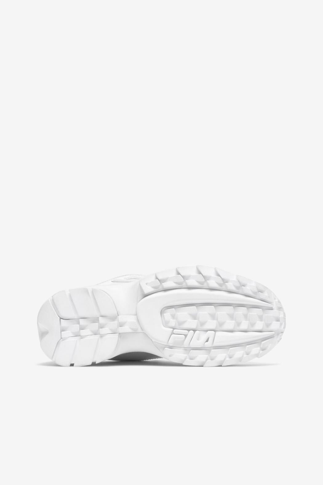 FILA Women's Disruptor 2 Wedge Patent 125 WHITE / FILA NAVY / FILA RED | Women Sneakers &amp; Lifestyle