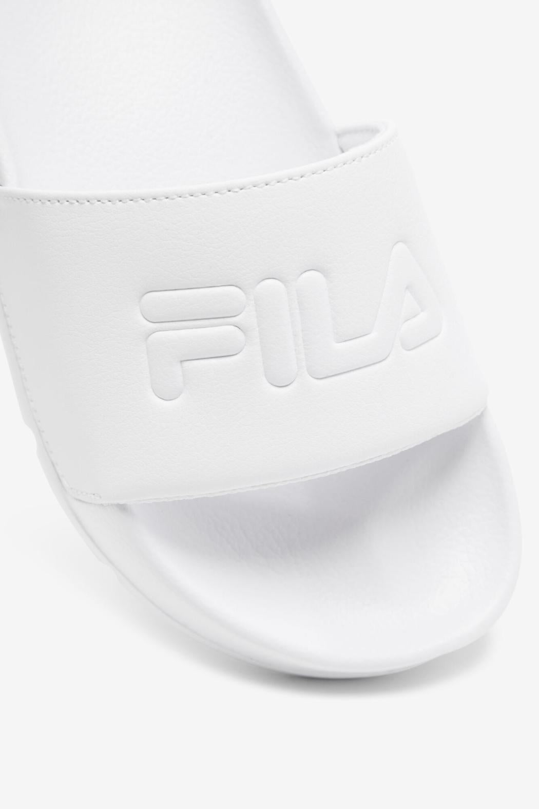 FILA Women's Drifter 100 WHITE / WHITE / WHITE | Women Sandals &amp; Slides