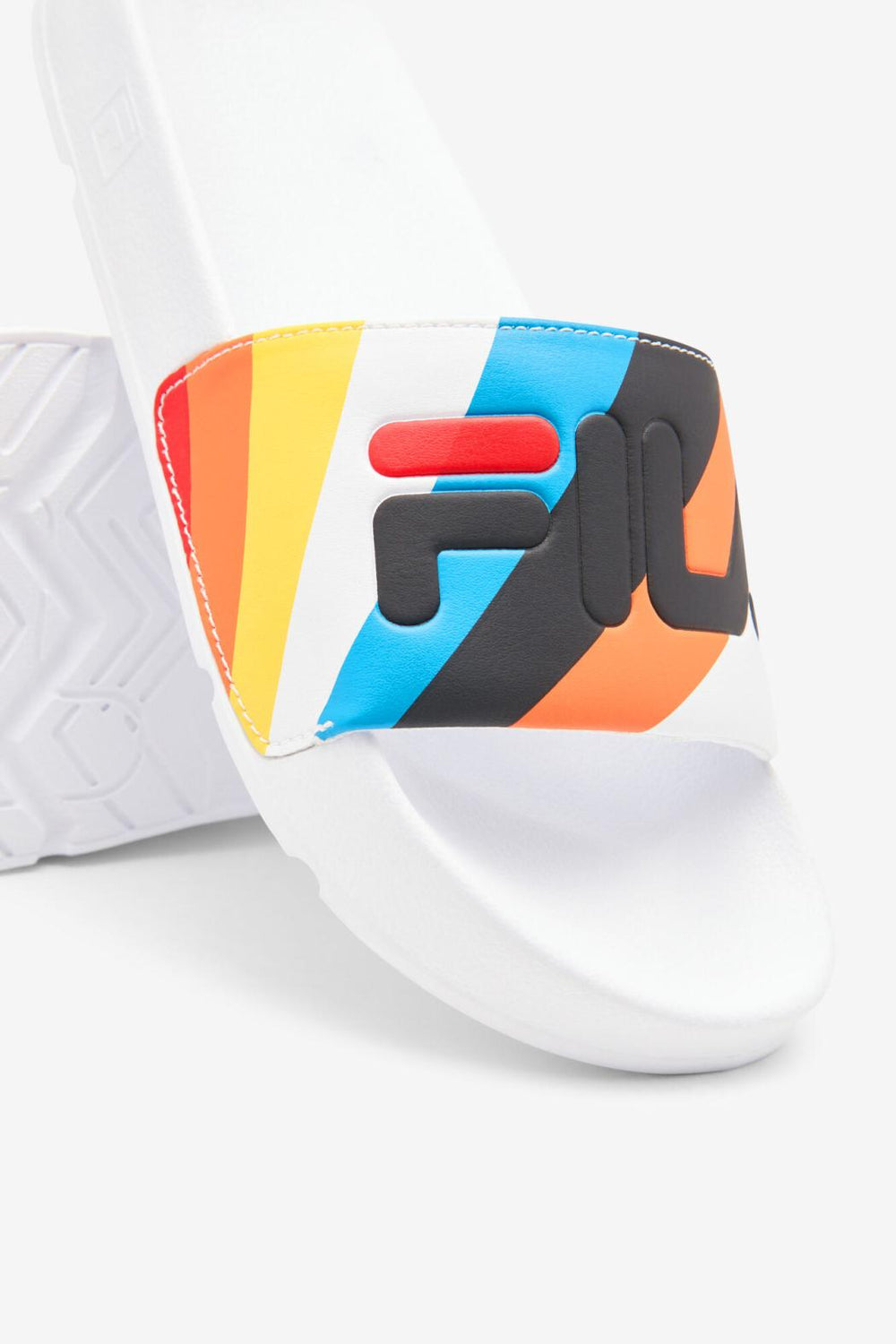 FILA Women's Drifter Archive 114 WHITE / BLACK / MULTI | Women Sandals &amp; Slides