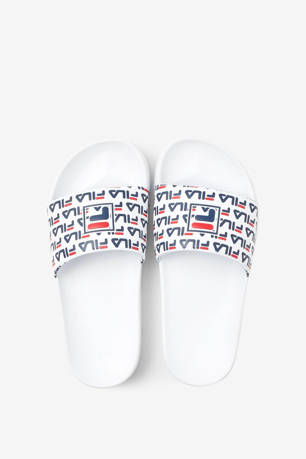 FILA Women's Drifter Mood 2 125 WHITE / NAVY / RED | Women Sandals &amp; Slides