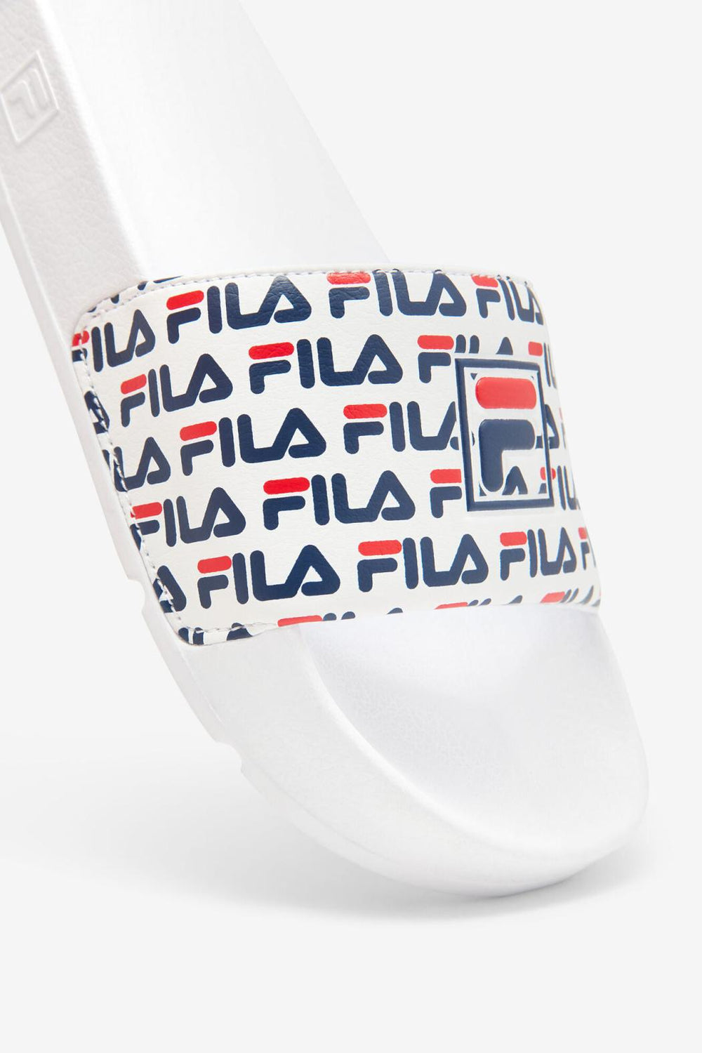 FILA Women's Drifter Mood 2 125 WHITE / NAVY / RED | Women Sandals &amp; Slides