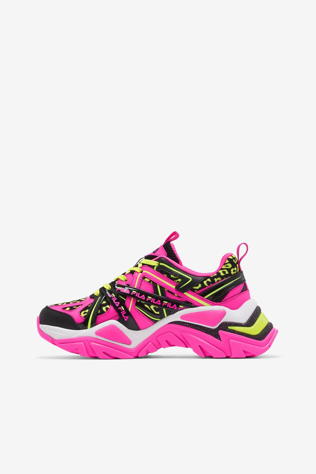 FILA Women's Electrove 2 652 KNOCKOUT PINK / BLACK / WHITE | Women Sneakers &amp; Lifestyle
