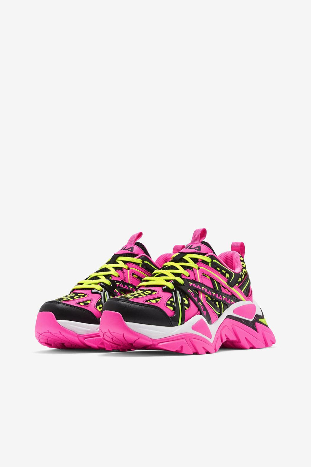 FILA Women's Electrove 2 652 KNOCKOUT PINK / BLACK / WHITE | Women Sneakers &amp; Lifestyle