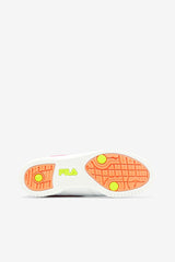 FILA Women's F-13 140 WHITE / SAFETY YELLOW / KNOCKOUT PINK | Women Sneakers