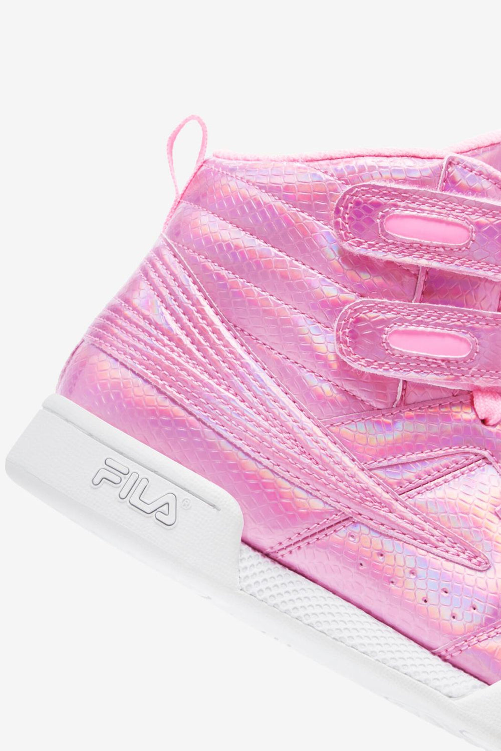 FILA Women's F-14 Iridescent Snake 668 COTTON CANDY / WHITE / COTTON CANDY | Women Sneakers &amp; Lifestyle