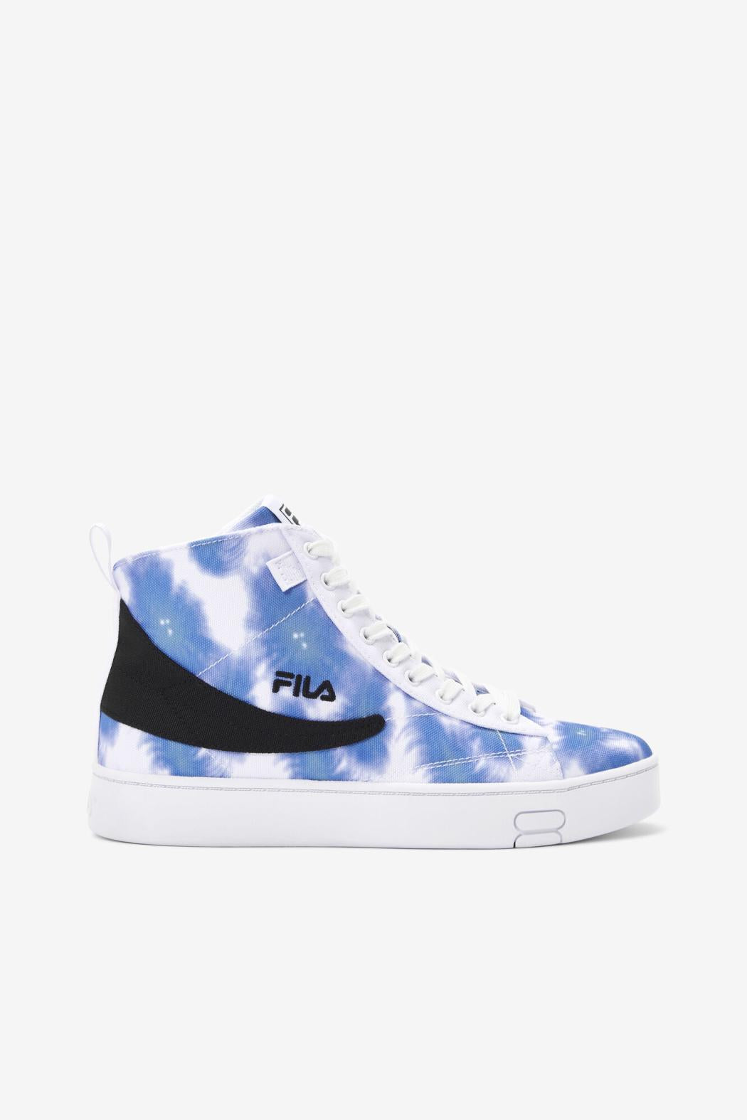 FILA Women's Gennaio Tie Dye 147 WHITE / BRIGHT COBALT / STORM BLUE | Women Sneakers &amp; Lifestyle