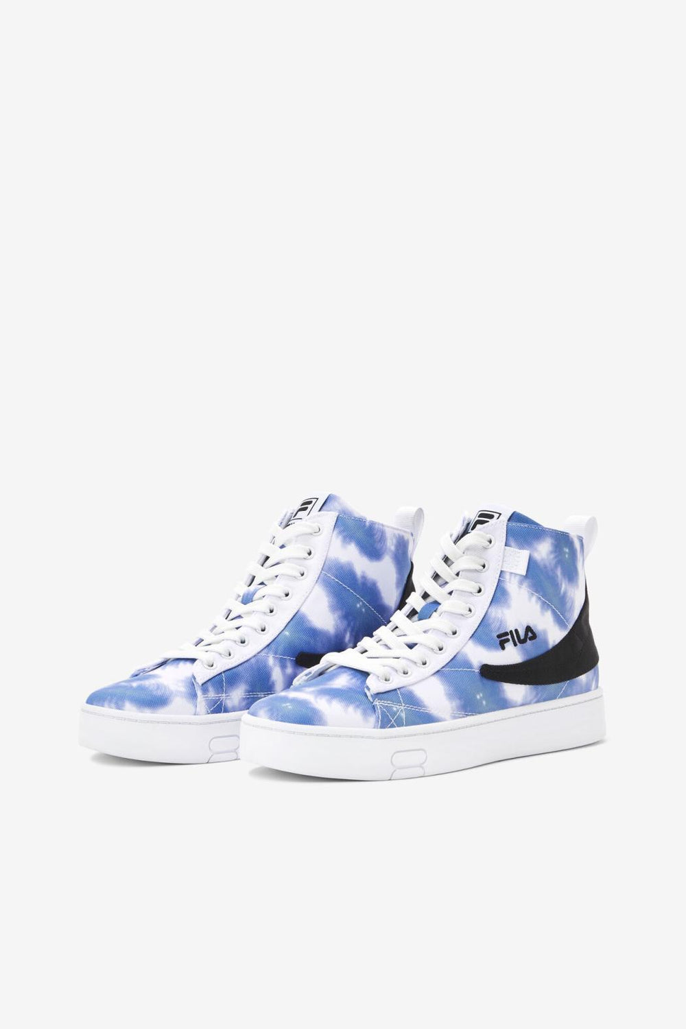 FILA Women's Gennaio Tie Dye 147 WHITE / BRIGHT COBALT / STORM BLUE | Women Sneakers &amp; Lifestyle