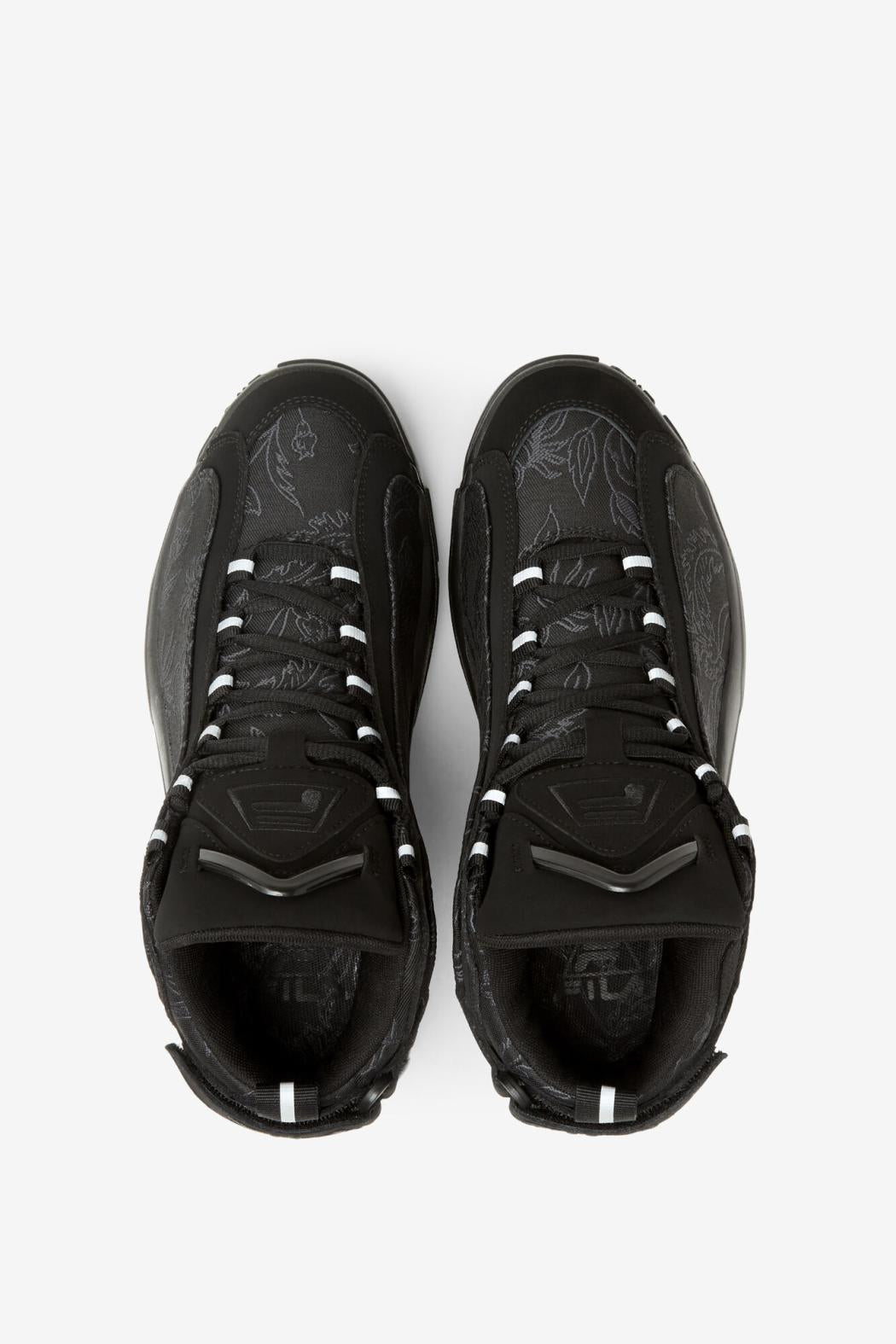 FILA Women's Grant Hill 2 Floral Jacquard 001 BLACK / BLACK / BLACK | Women Sneakers