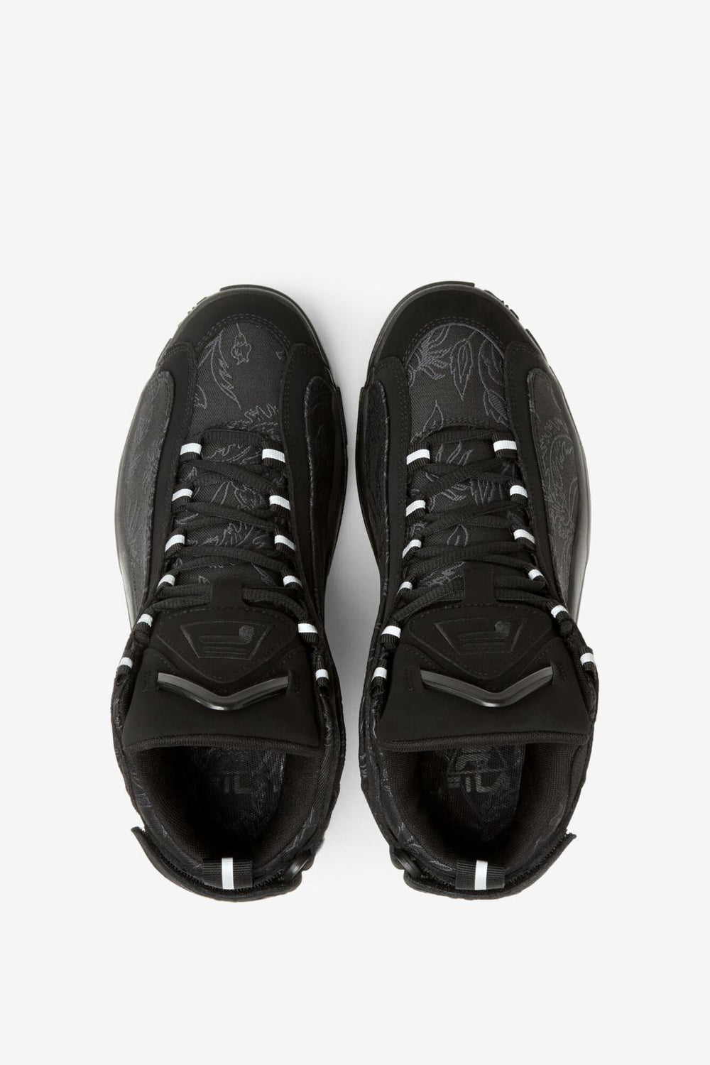 FILA Women's Grant Hill 2 Floral Jacquard 001 BLACK / BLACK / BLACK | Women Sneakers