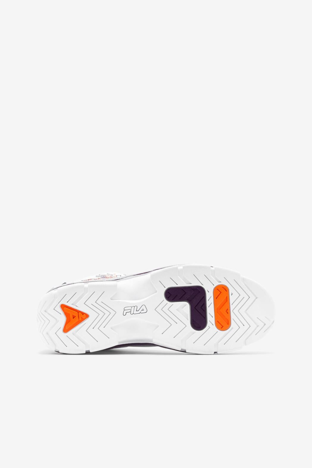 FILA Women's Grant Hill 2 History 133 WHITE / PURPLE PENNANT / VIBRANT ORANGE | Women Sneakers &amp; Lifestyle